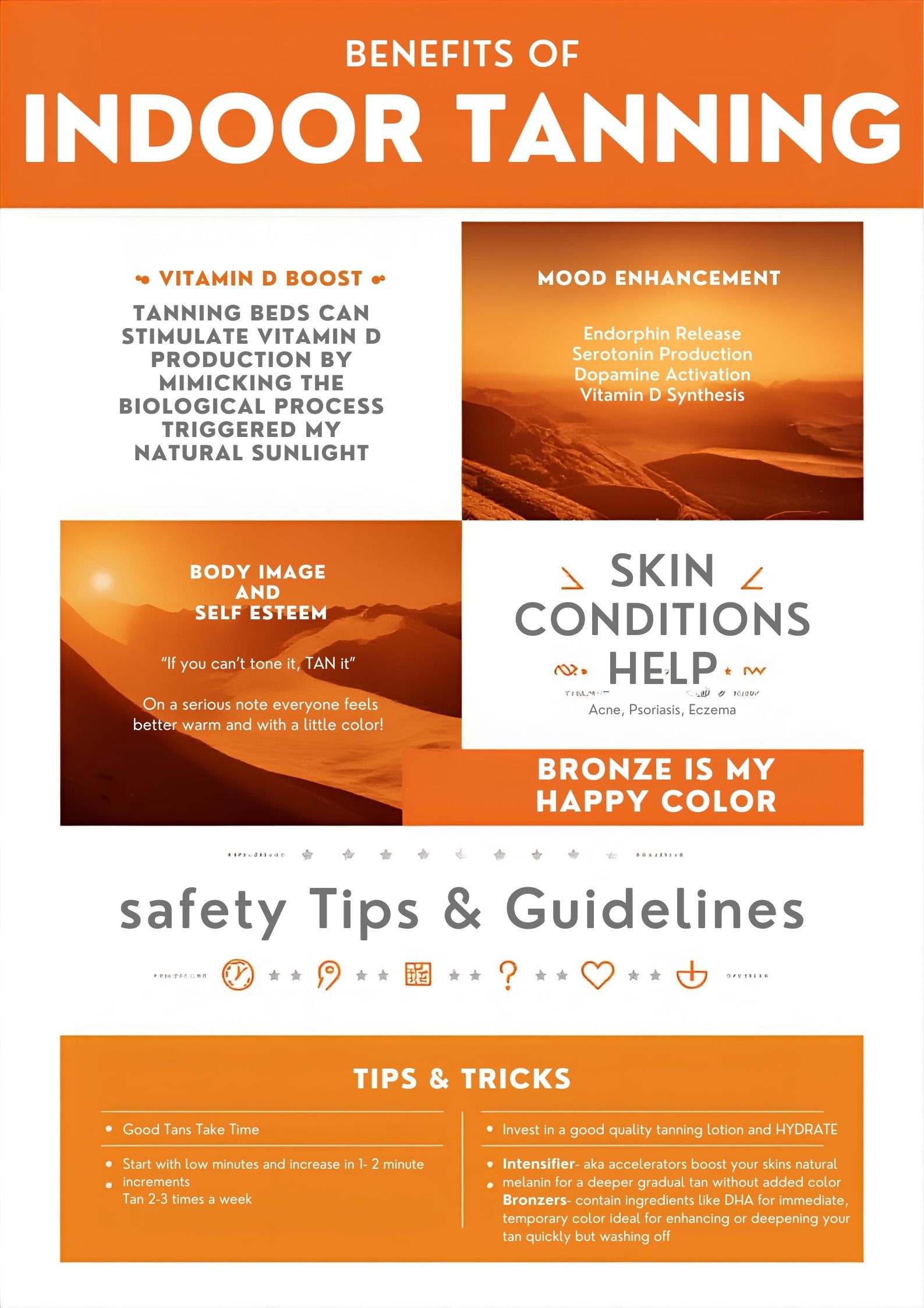 Energetic Tanning Bed Benefits Layout